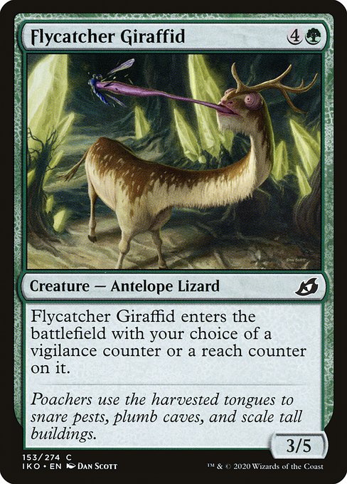 Flycatcher Giraffid - Nonfoil