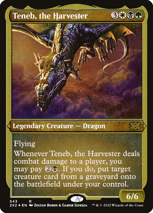 Teneb, the Harvester - Etched
