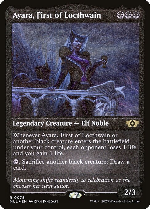 Ayara, First of Locthwain - Etched