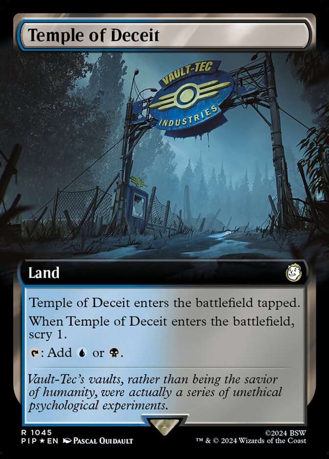 Temple of Deceit (Extended Art - Surge Foil)