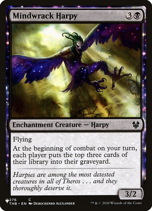 Mindwrack Harpy - Nonfoil