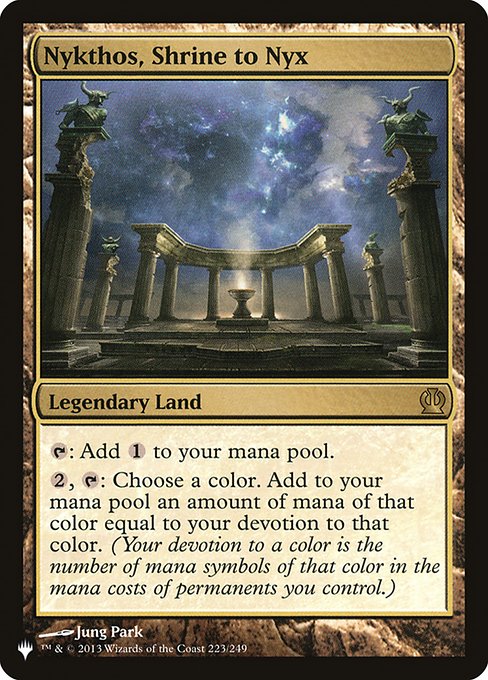 Nykthos, Shrine to Nyx - Nonfoil
