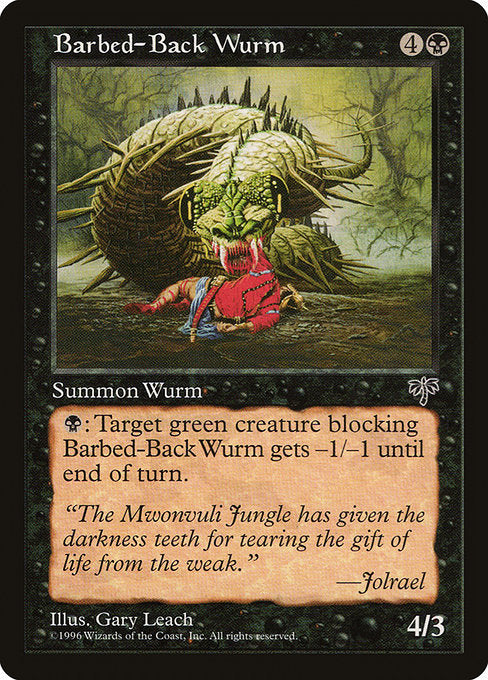 Barbed-Back Wurm - Nonfoil