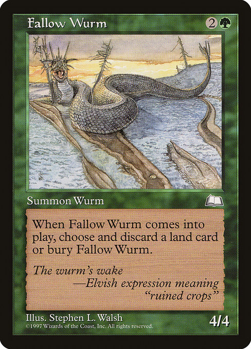Fallow Wurm - Nonfoil