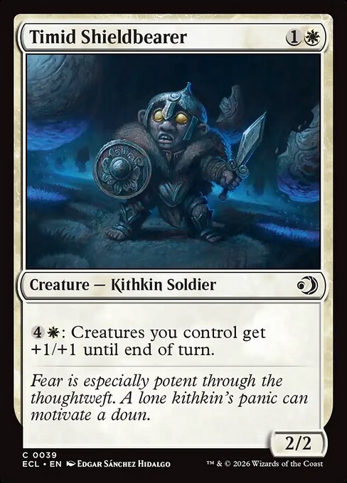Timid Shieldbearer - Nonfoil