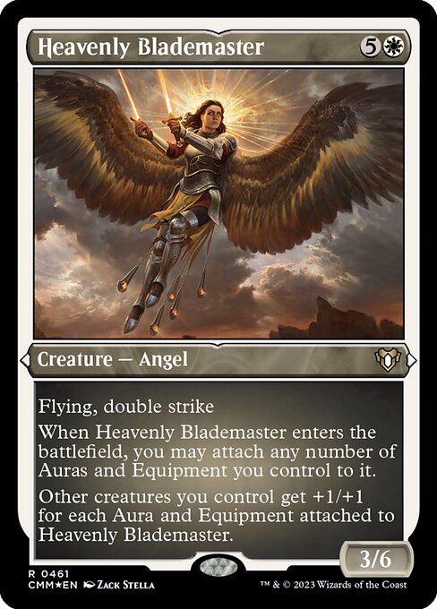 Heavenly Blademaster - Etched