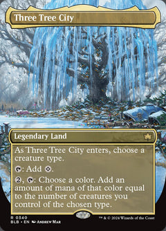 Three Tree City (Borderless - Winter)