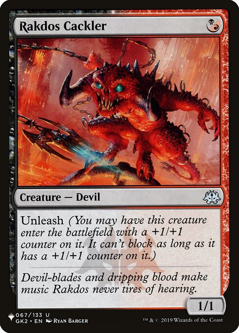 Rakdos Cackler - Nonfoil