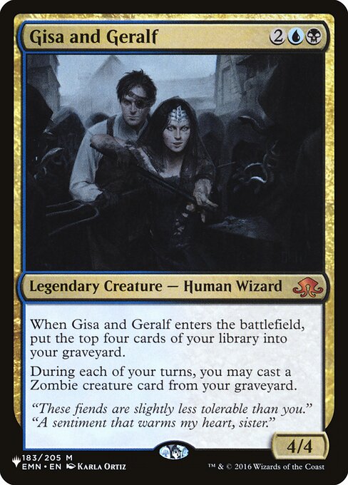 Gisa and Geralf - Nonfoil