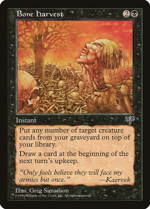 Bone Harvest - Nonfoil