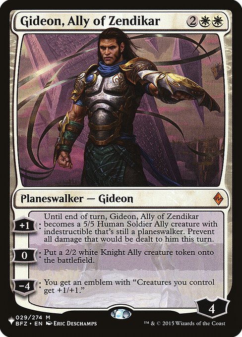 Gideon, Ally of Zendikar - Nonfoil
