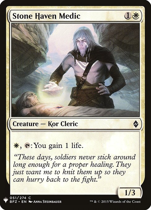 Stone Haven Medic - Nonfoil