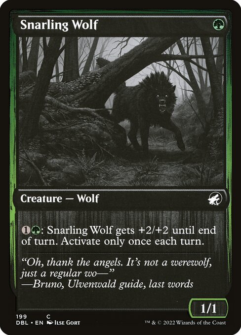 Snarling Wolf - Nonfoil
