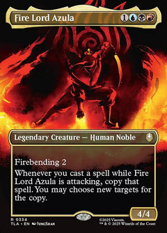 Fire Lord Azula (Borderless - Battle Pose)