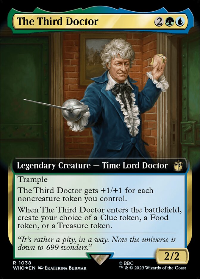 The Third Doctor (Extended Art - Surge Foil)