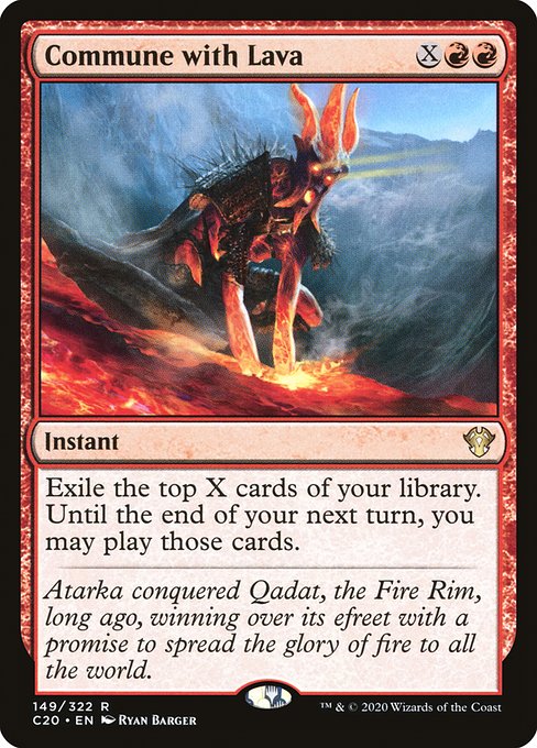 Commune with Lava - Nonfoil
