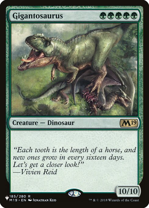Gigantosaurus - Nonfoil