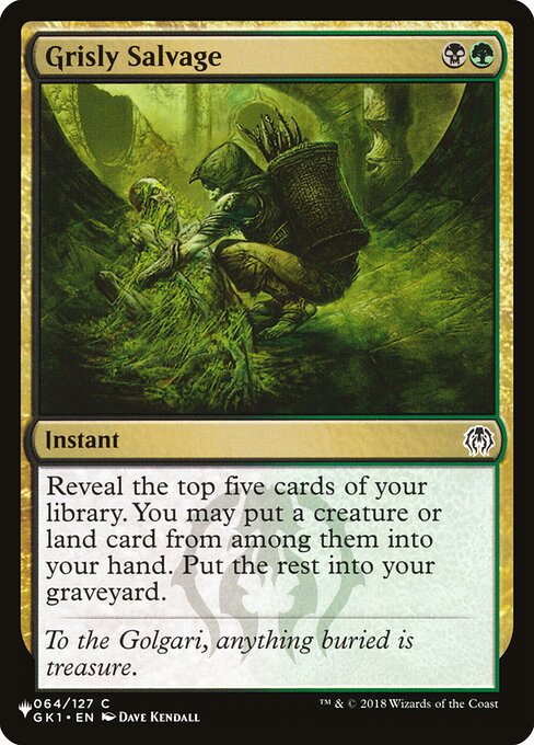 Grisly Salvage - Nonfoil