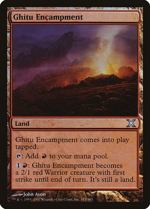 Ghitu Encampment - Foil