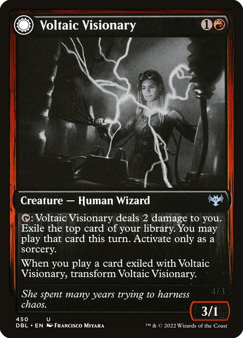 Voltaic Visionary // Volt-Charged Berserker - Nonfoil