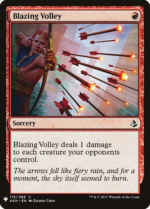 Blazing Volley - Nonfoil