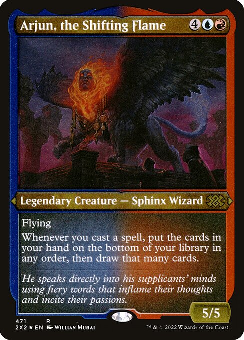 Arjun, the Shifting Flame - Etched