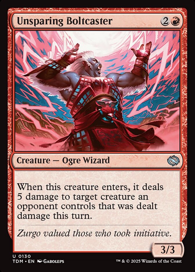 Unsparing Boltcaster