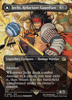 Jecht, Reluctant Guardian // Braska's Final Aeon (Borderless)