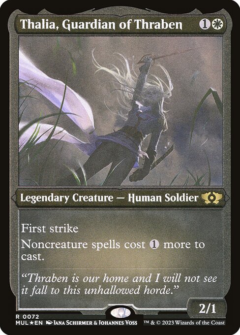 Thalia, Guardian of Thraben - Etched