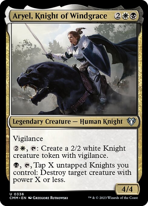 Aryel, Knight of Windgrace - Nonfoil