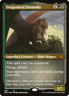 Dragonlord Dromoka (Etched)