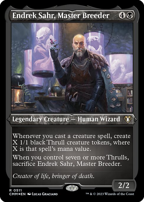 Endrek Sahr, Master Breeder - Etched