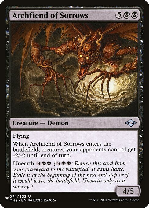 Archfiend of Sorrows - Nonfoil