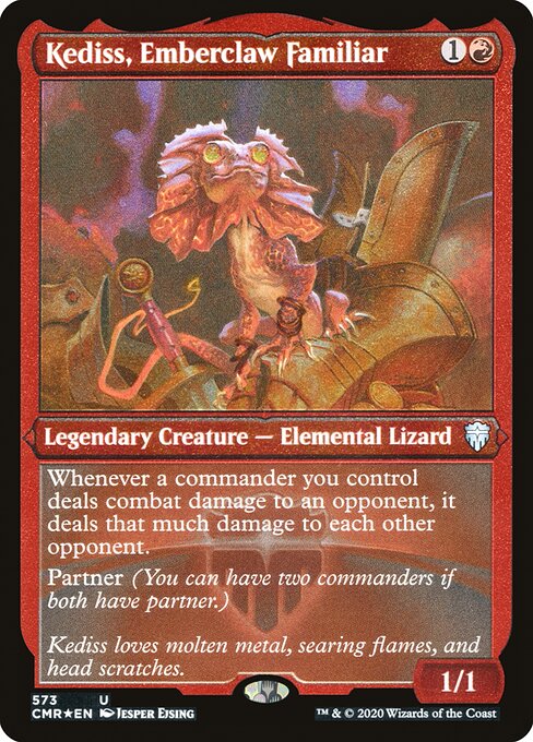 Kediss, Emberclaw Familiar - Etched