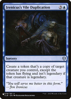Irenicus's Vile Duplication (CLB-78)