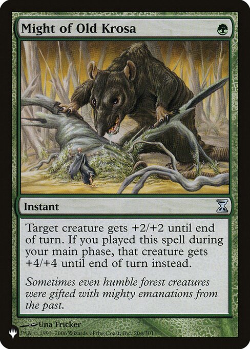 Might of Old Krosa - Nonfoil