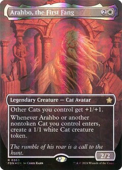 Arahbo, the First Fang (Borderless - Mana Foil)
