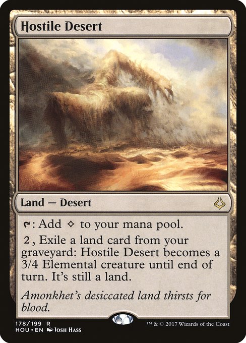 Hostile Desert - Nonfoil