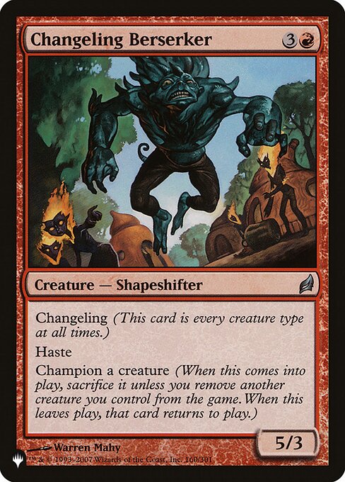Changeling Berserker - Nonfoil