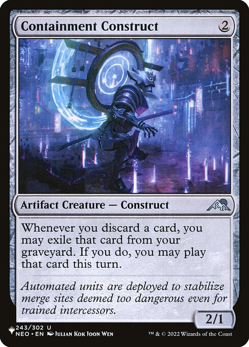 Containment Construct - Nonfoil