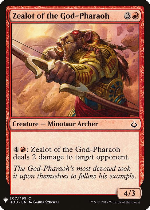 Zealot of the God-Pharaoh - Nonfoil