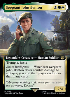 Sergeant John Benton (Extended Art - Surge Foil)