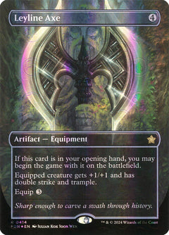 Leyline Axe (Borderless - Mana Foil)