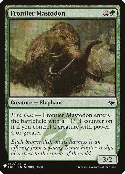 Frontier Mastodon - Nonfoil