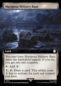 Mariposa Military Base (Extended Art - Surge Foil)