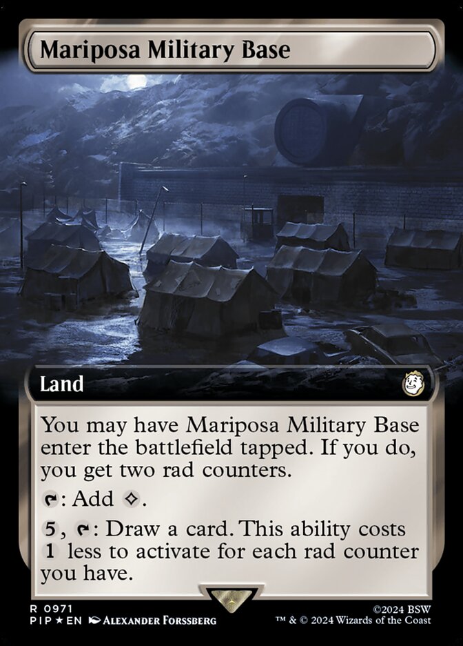 Mariposa Military Base (Extended Art - Surge Foil)