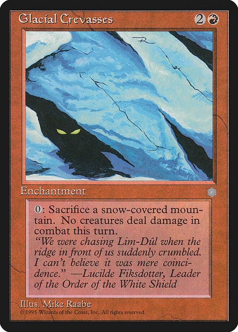 Glacial Crevasses - Nonfoil