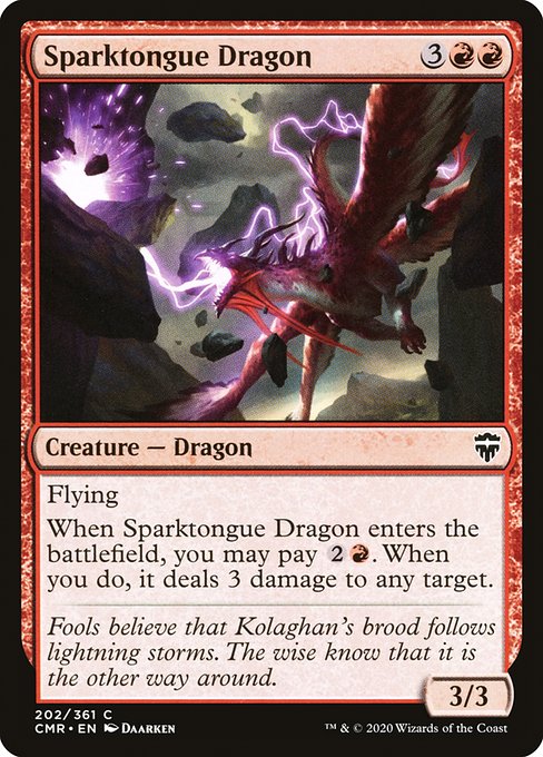 Sparktongue Dragon - Nonfoil