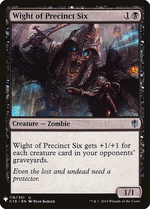 Wight of Precinct Six - Nonfoil