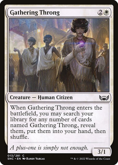 Gathering Throng - Nonfoil